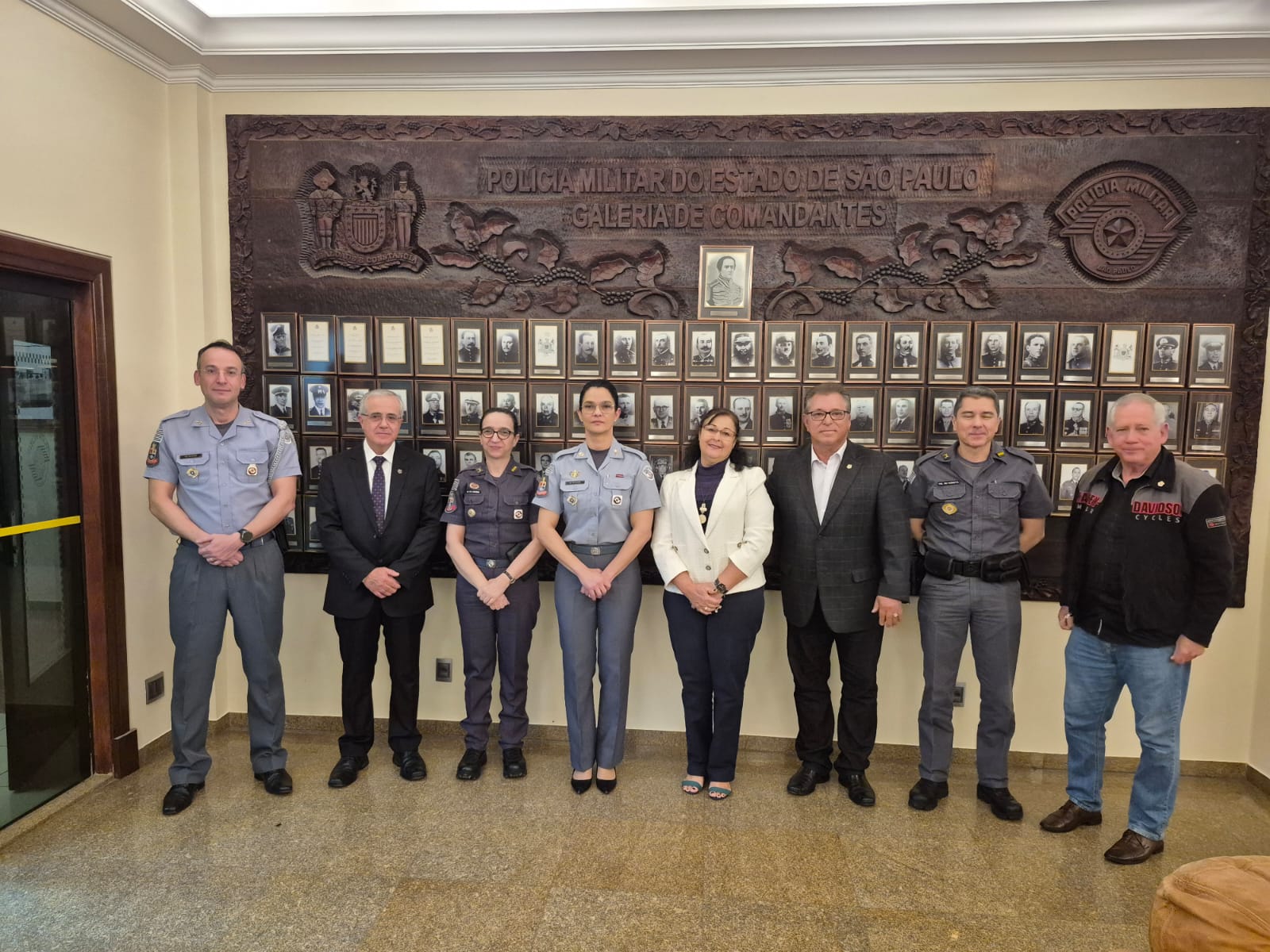 IBSP VISITA O COMANDO DA PM PAULISTA